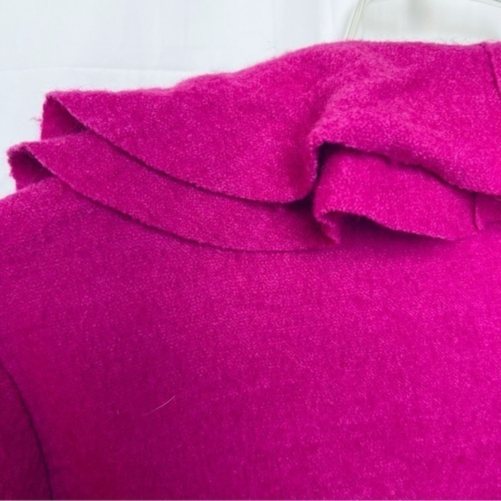 For Cynthia Fuchsia Blazer with Ruffle Detail - Picture 5 of 11